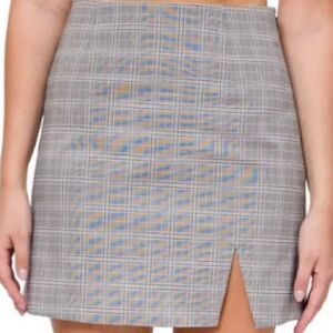 WAYF  Betty plaid mini skirt